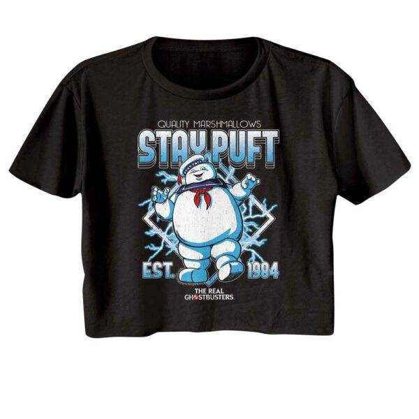 Ghostbusters Electrical Stay Puft Women’s Crop Top