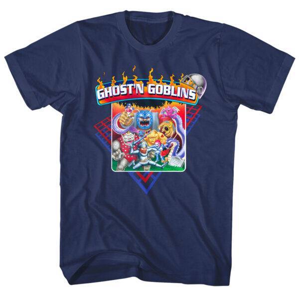 Ghosts n Goblins Vintage NES Game Cover T-Shirt