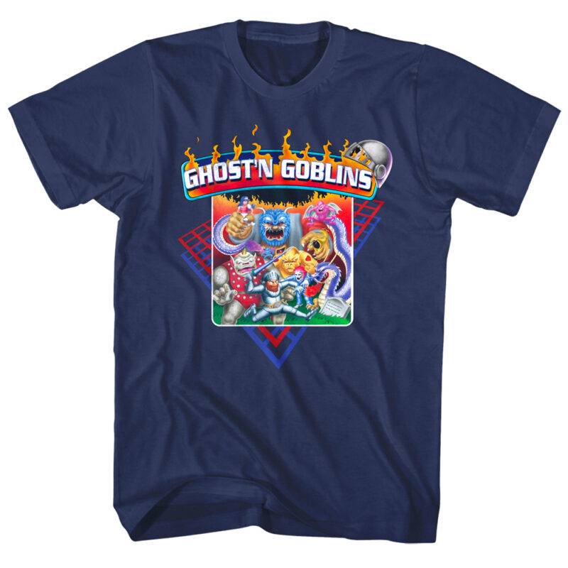 Ghosts n Goblins Vintage NES Game Cover T-Shirt