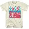 Go-Gos-Mens-Tshirt-Rock-band-photo-ivory-GOGO503