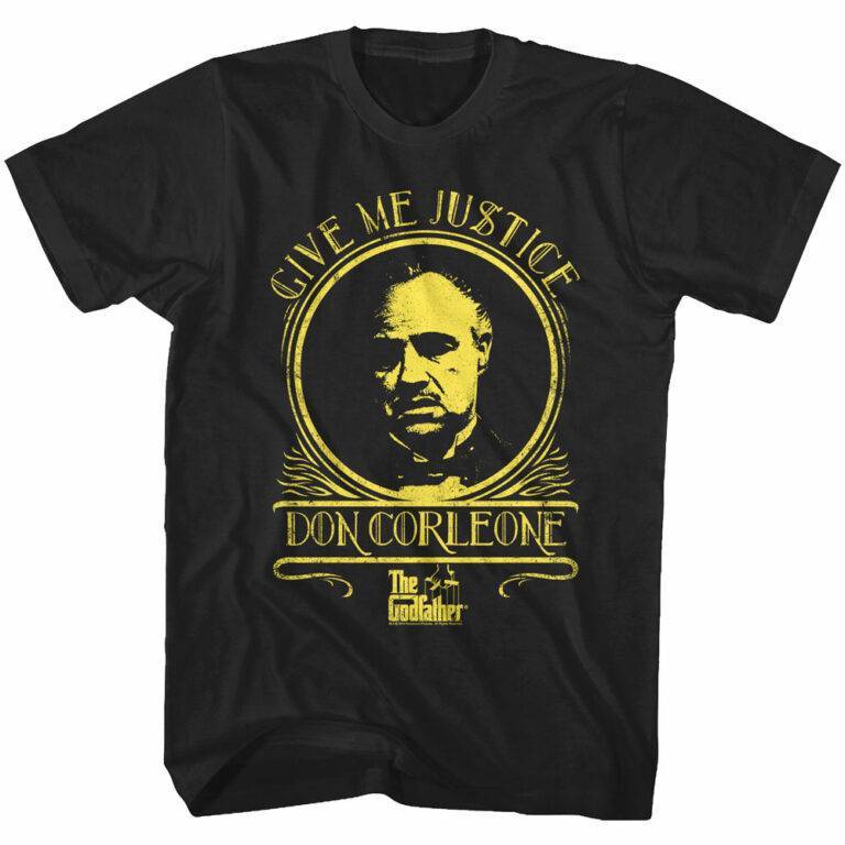 Godfather Give Me Justice Don Corleone T-Shirt