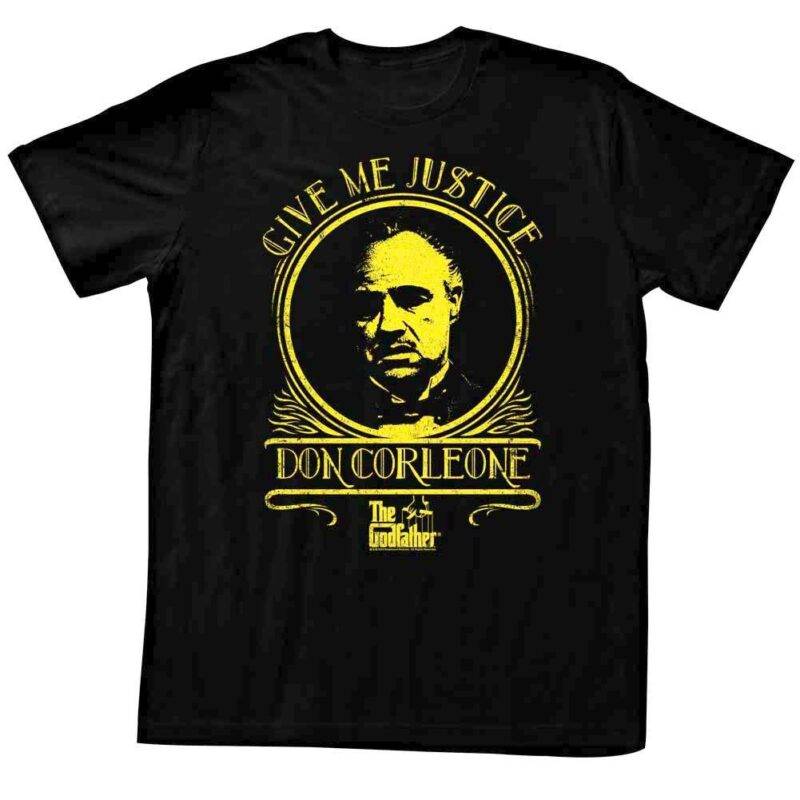 Godfather Give Me Justice Don Corleone Men’s T Shirt