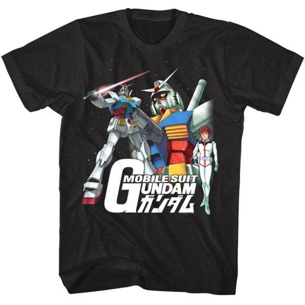 Gundam Robot Collage Men’s T Shirt