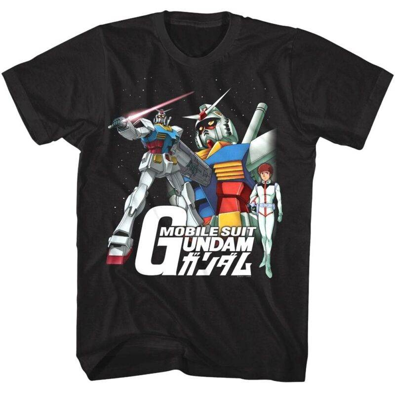 Gundam Robot Collage Men’s T Shirt