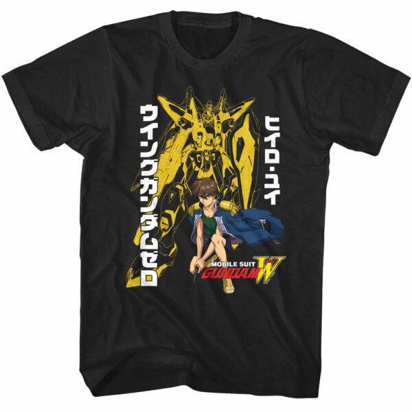 Gundam Wing Heero Yuy Men’s T Shirt