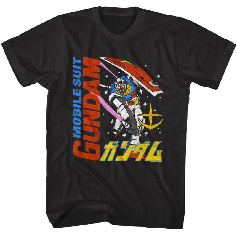 Gundam Mobile Suit Mecha Men’s T Shirt