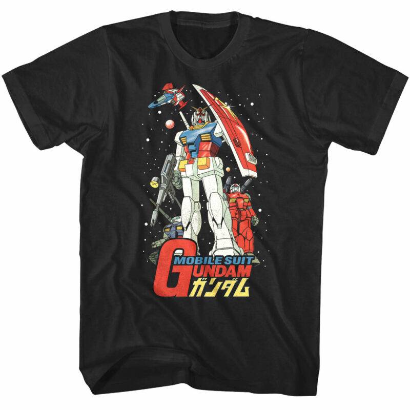 Gundam in Space Men’s T Shirt