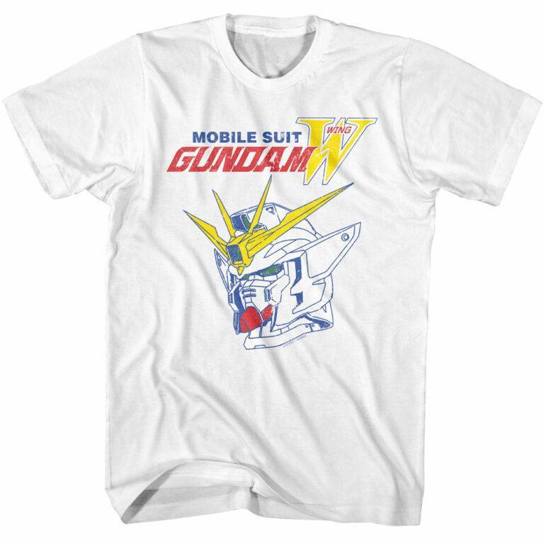 Gundam Wing Robot Head Men’s T Shirt