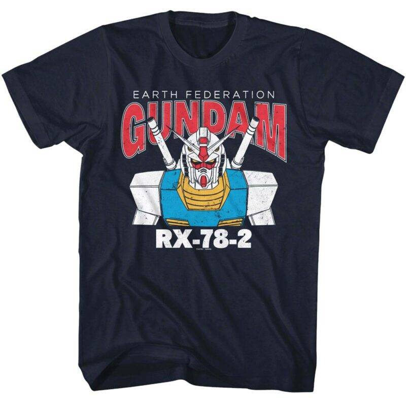 Gundam Earth Federation RX-78-2 Men’s T Shirt