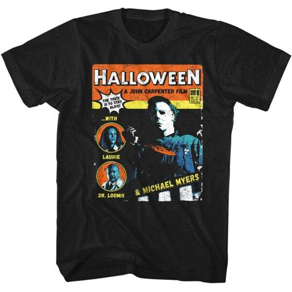 Halloween Horror Comic Men’s T Shirt