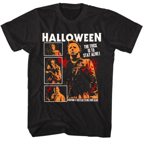 Halloween Bloody Horror Montage Men’s T Shirt