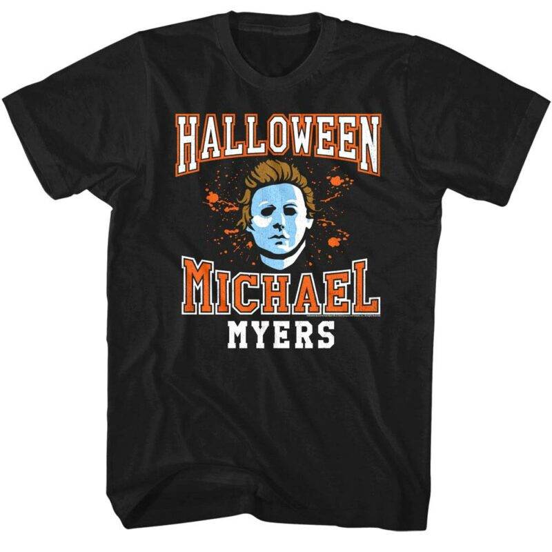 Halloween Varsity Michael Myers Men’s T Shirt