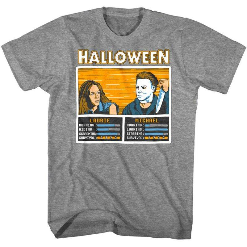 Halloween Laurie Versus Michael Men’s T Shirt