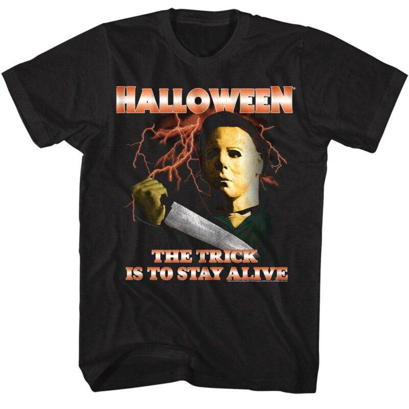 Halloween Thunderbolts of Lighning Men’s T Shirt