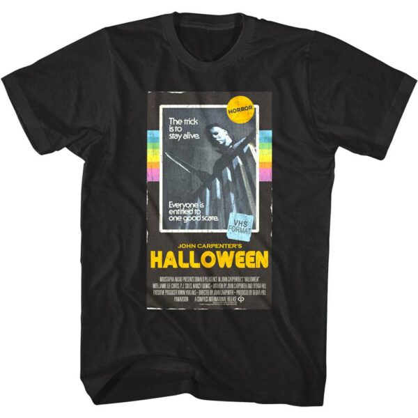Halloween Movie VHS Tape Men’s T Shirt