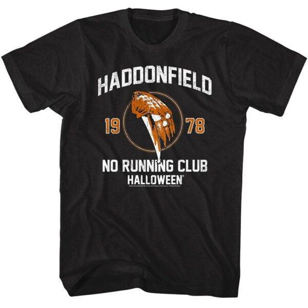 Halloween Haddonfield No Running Club Men’s T Shirt