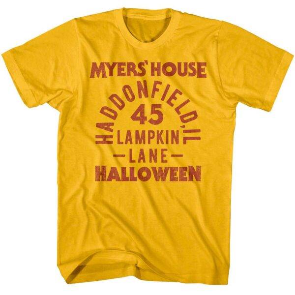 Halloween Myers House 45 Lampkin Lane Men’s T Shirt