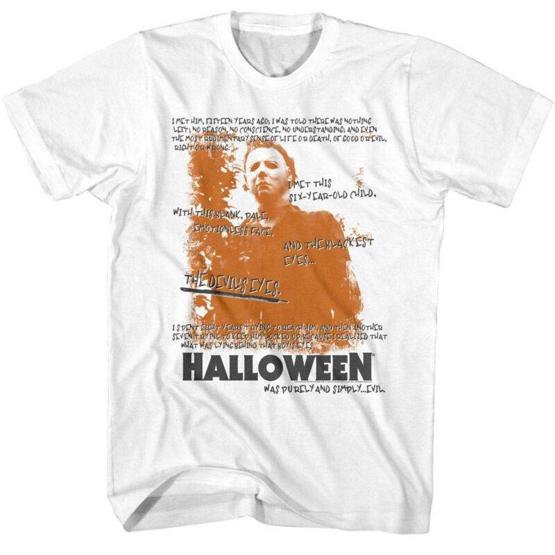 Halloween Devil’s Eyes Men’s T Shirt