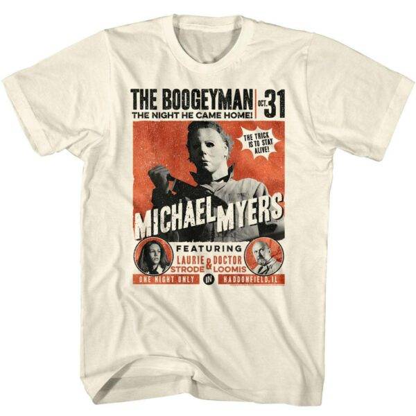 Halloween Boogeyman Poster Men’s T Shirt