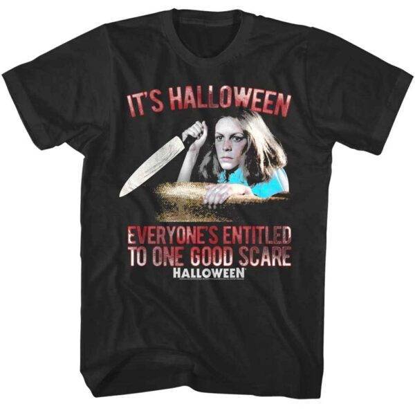 Halloween Laurie Strode One Good Scare Men’s T Shirt