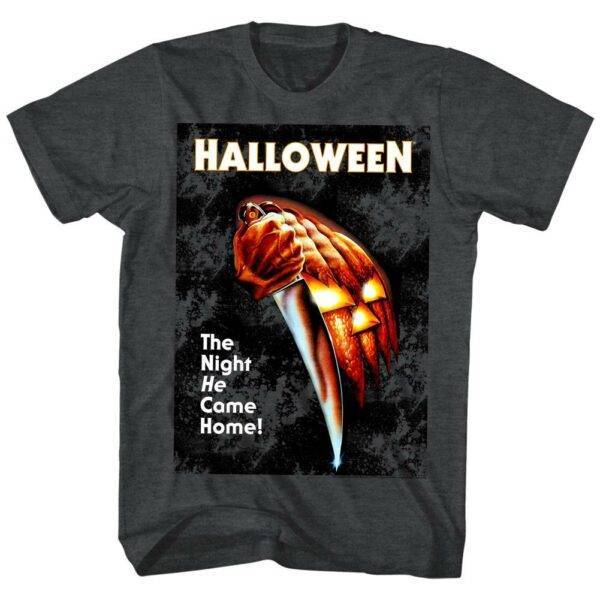 Halloween Pumpkin Knife Came Home Men’s T Shirt