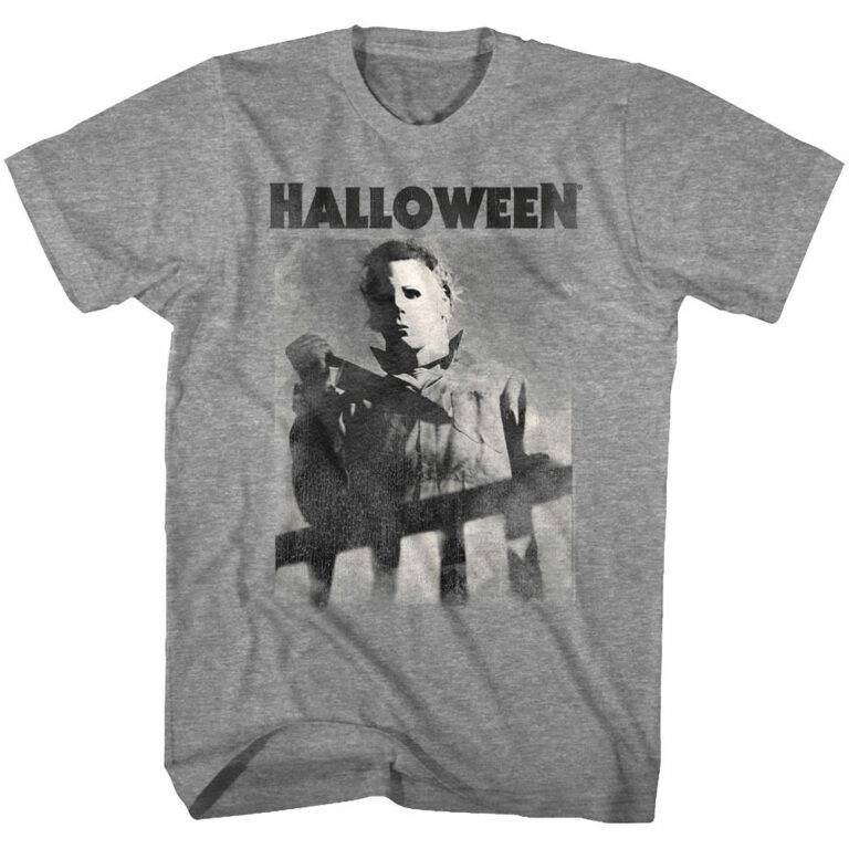 Halloween Michael Myers is Upstairs Men’s T Shirt