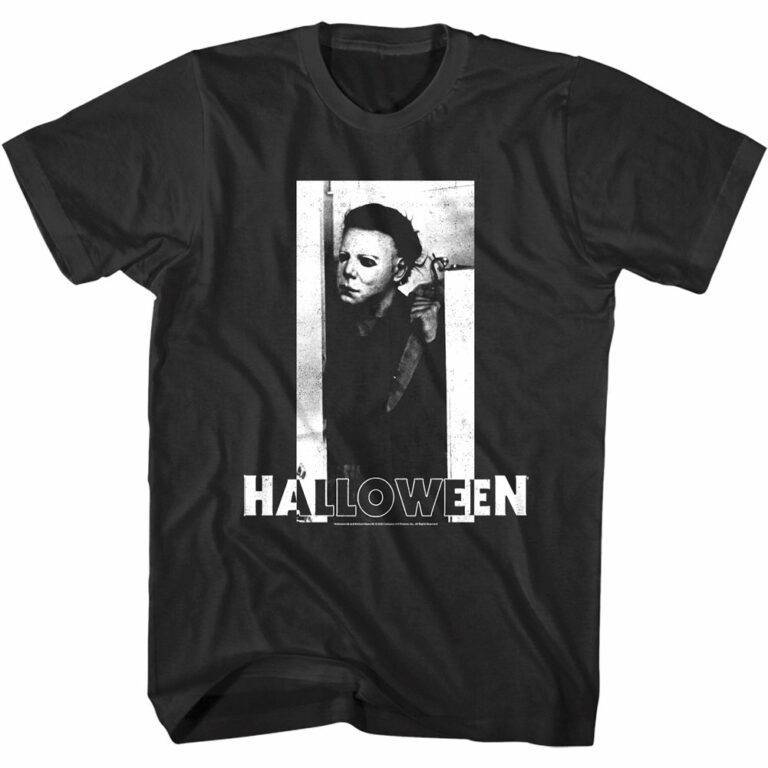 Halloween Michael Myers Hiding Men’s T Shirt