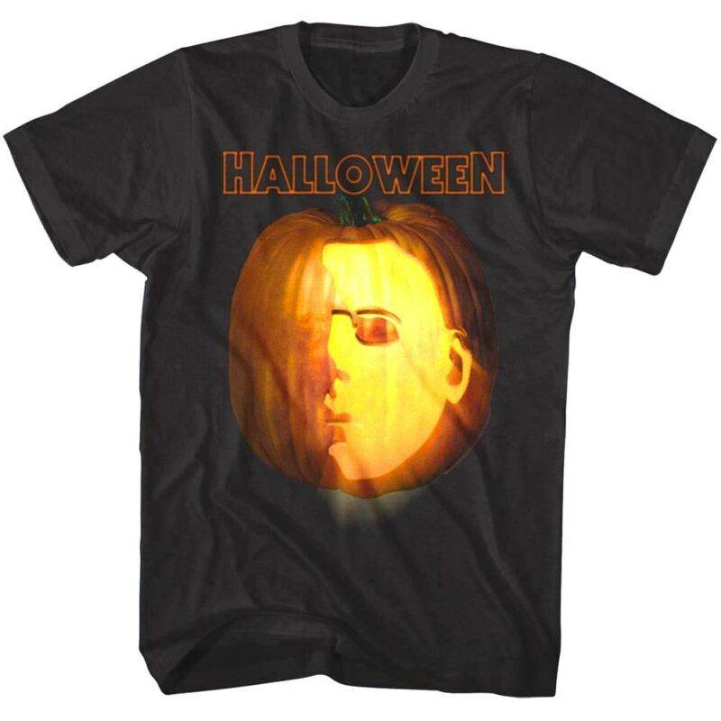 Halloween Michael Myers Jackolantern Men’s T Shirt