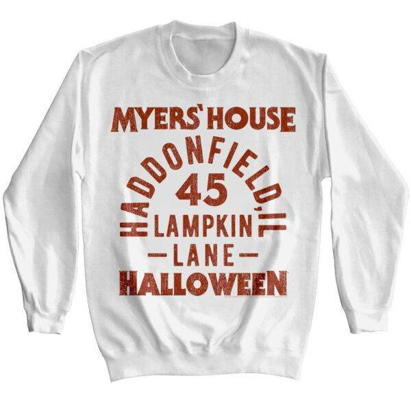 Halloween Myers House 45 Lampkin Lane Sweater