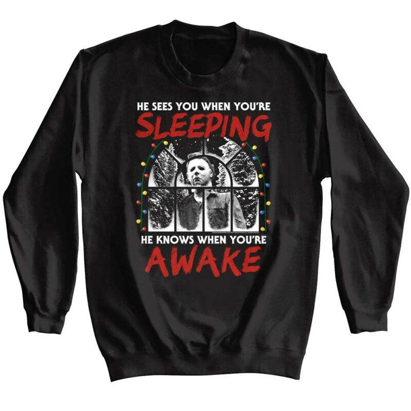 Halloween He Sees You When You’re Sleeping Sweater