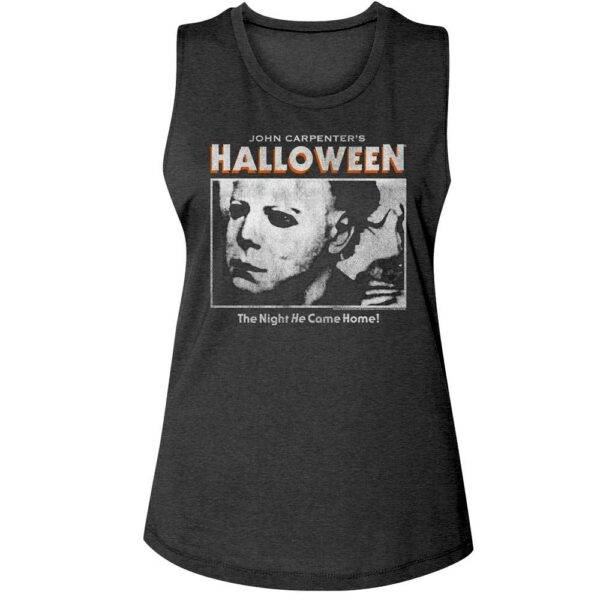 Halloween Michael Myers Mask Women’s Tank