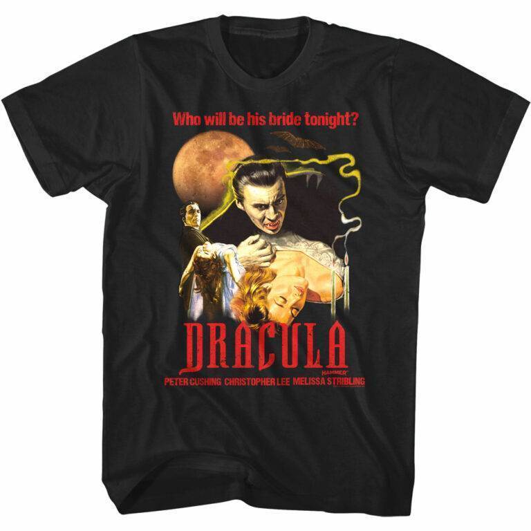 Bride of Dracula Vampire Men’s T Shirt