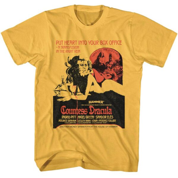 Countess Dracula Vampire Men’s T Shirt