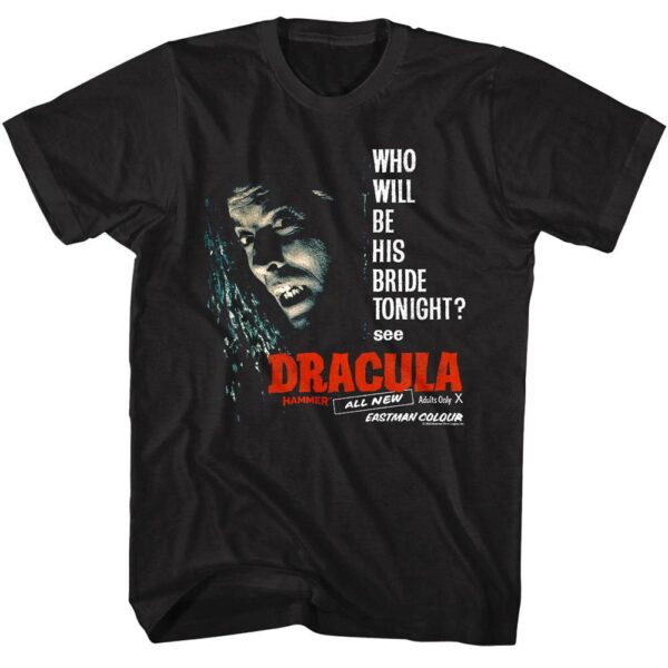 Dracula His Bride Tonight Men’s T Shirt