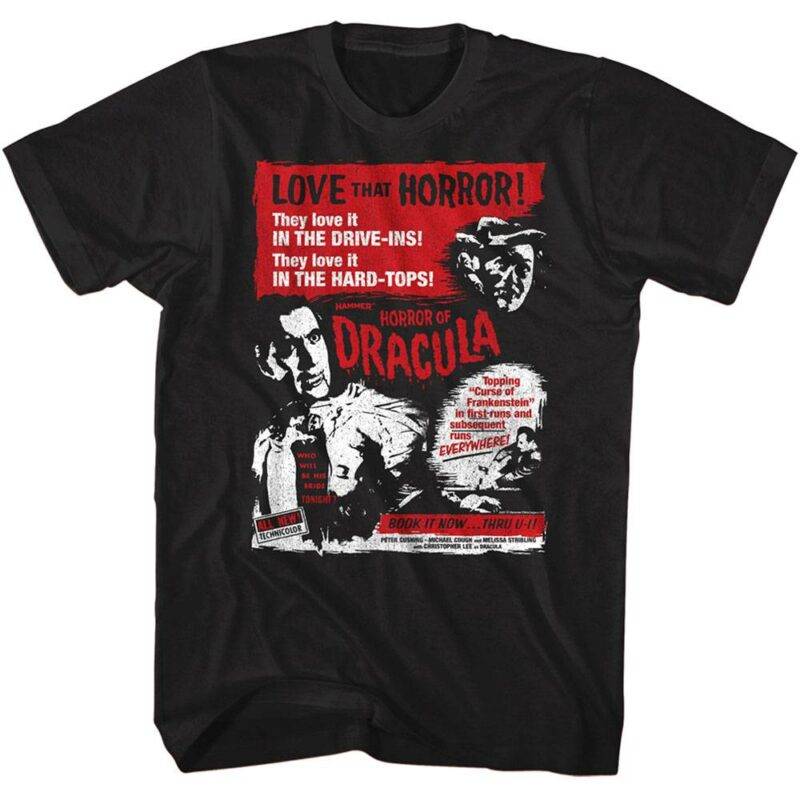 Horror of Dracula in the Drive-Ins Men’s T Shirt