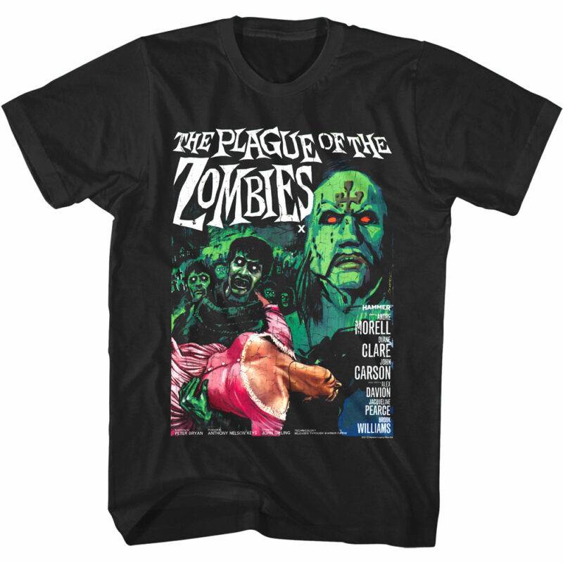 Plague Of The Zombies Movie Poster Men’s T Shirt