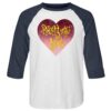 Hole Pretty on the Inside Heart Men’s Raglan Shirt