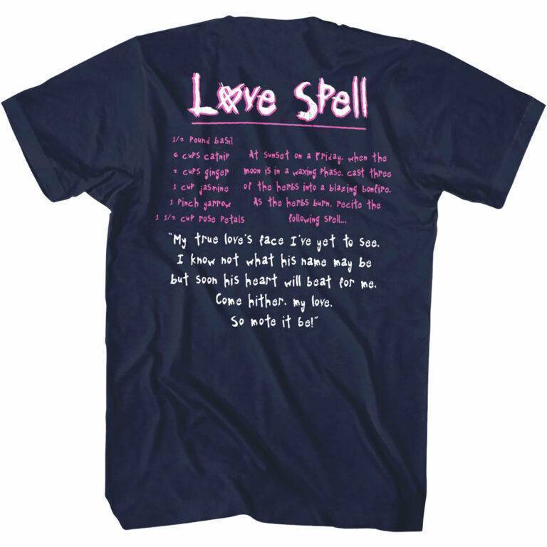 Hole Love Spell Lyrics Men’s T Shirt