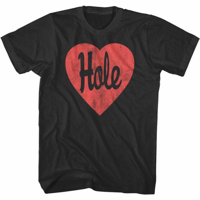 Hole Vintage Heart Logo Men’s T Shirt