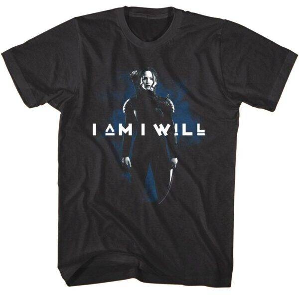 Hunger Games Katniss Everdeen I Am I Will Men’s T Shirt