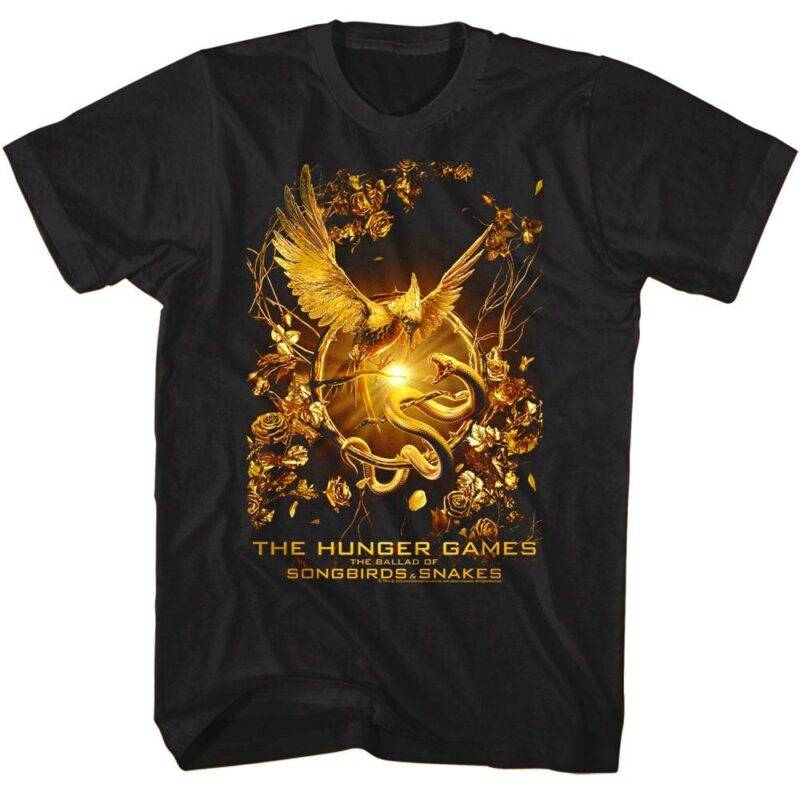 Hunger Games Golden Songbirds & Snakes Long Sleeve T Shirt