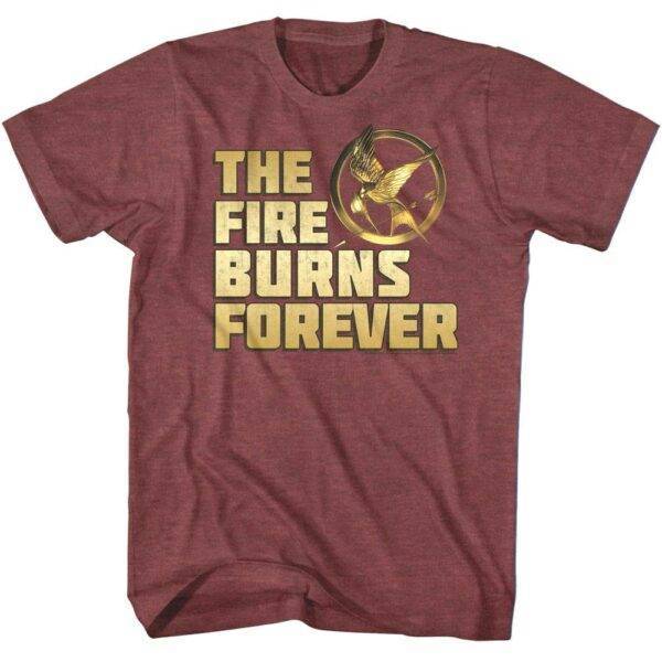 Hunger Games The Fire Burns Forever Men’s T Shirt