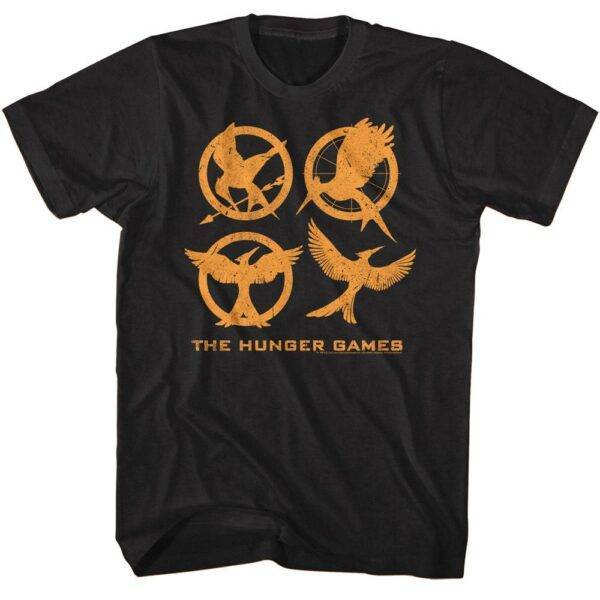 Hunger Games Mockingjay Emblems Men’s T Shirt