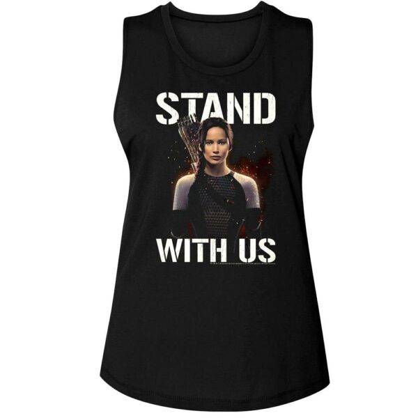 Hunger Games Katniss Everdeen Stand With Us Women’s Tank