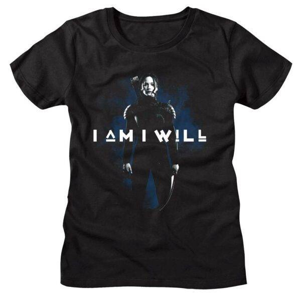 Hunger Games Katniss Everdeen I Am I Will Women’s T Shirt