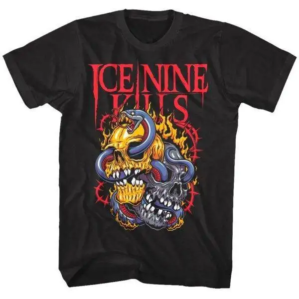 Ice Nine Kills Snakes in Skulls Men’s T Shirt