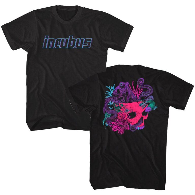 Incubus Octopus Skull Men’s T Shirt