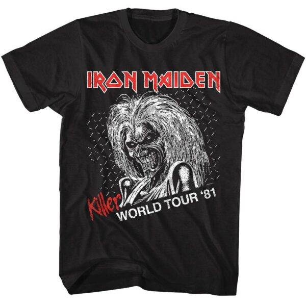 Iron Maiden Killer World Tour 81 Men’s T Shirt