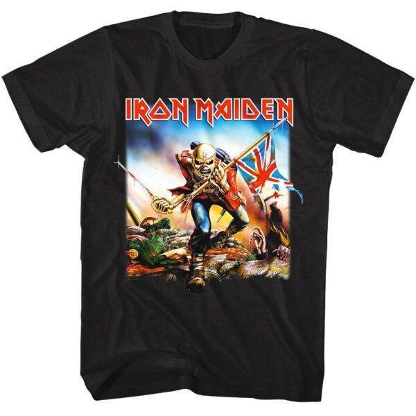 Iron Maiden Trooper Invasion of Rarities Men’s T Shirt