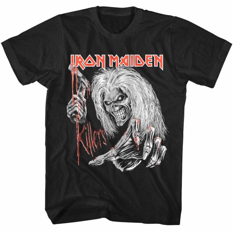 Iron Maiden Killers Axe-Wielding Eddie Men’s T Shirt